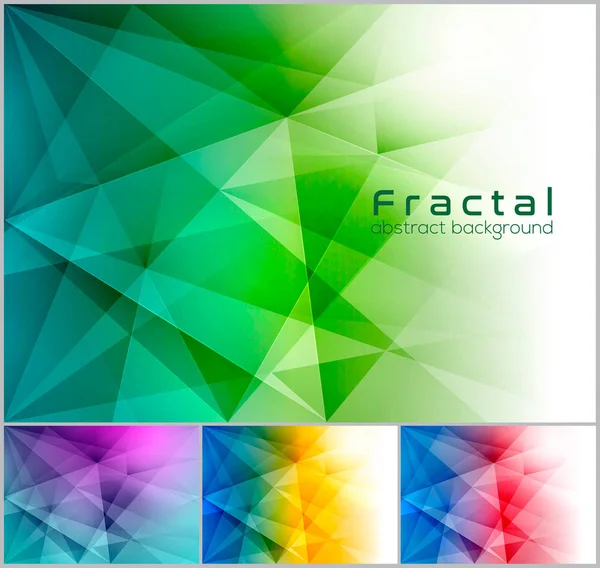Fraktal abstrakt bakgrund — Stock vektor