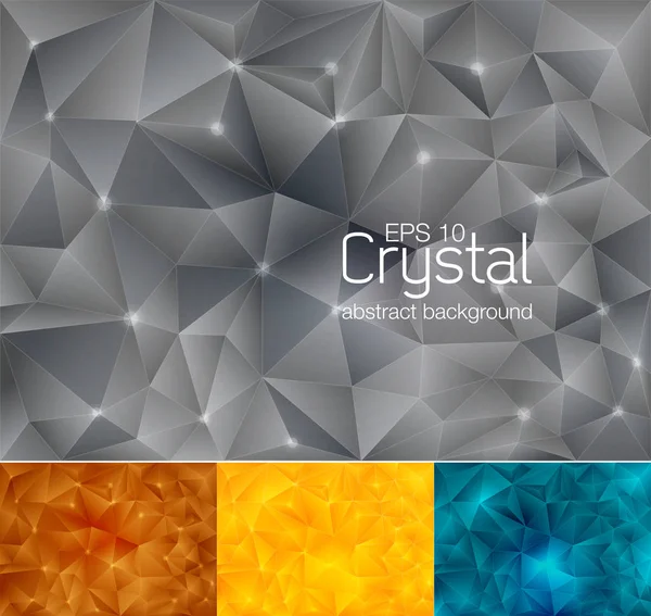 Crystal abstract background 4 — Stock Vector
