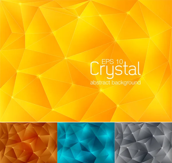 Kristall abstrakten Hintergrund 2 — Stockvektor