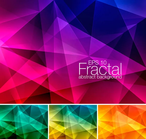 Fond abstrait fractal — Image vectorielle