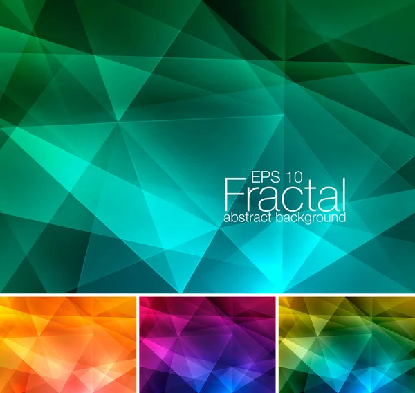 Fondo abstracto fractal — Archivo Imágenes Vectoriales