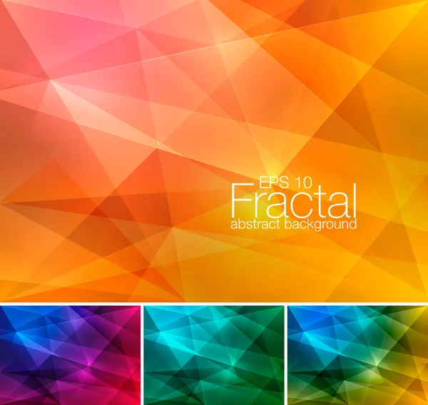 Fractal abstracte achtergrond — Stockvector