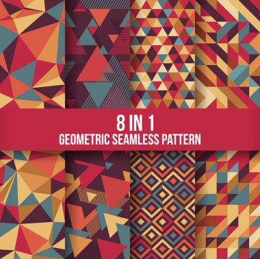 geometrik Dikişsiz desen arka plan