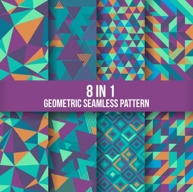 geometrik Dikişsiz desen arka plan