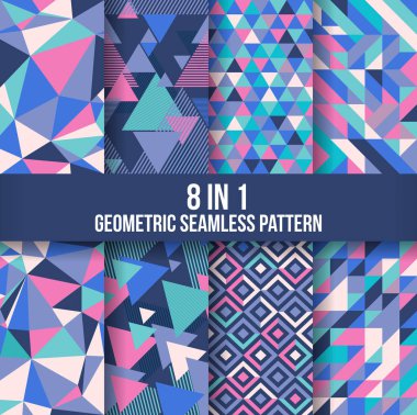 geometrik Dikişsiz desen arka plan