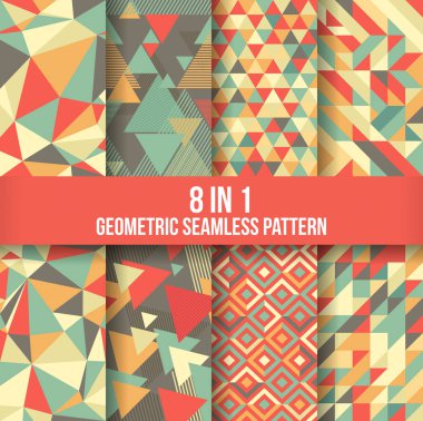 geometrik Dikişsiz desen arka plan