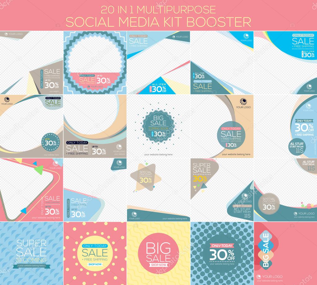 Multipurpose social media kit booster