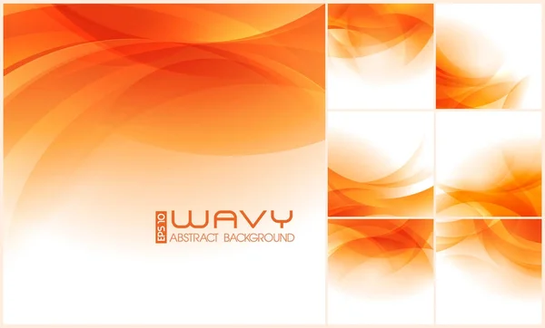 Wavy Abstract Background — Stock Vector