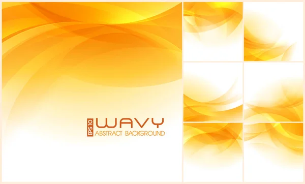 Wavy Abstract Background — Stock Vector