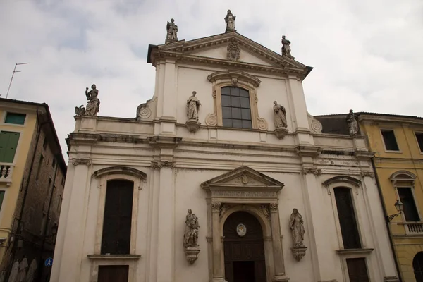 Chiesa di S.Maria in Foro o dei Servi, Vicenza, Italy — 스톡 사진