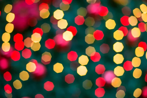 Geleneksel Noel Renkler Bokeh Doku — Stok fotoğraf