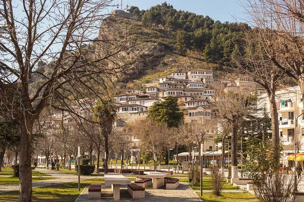 Berat, Albanien, UNESCO-Welterbe — Stockfoto