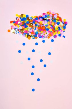 Renkli kutlama konfeti arka plan