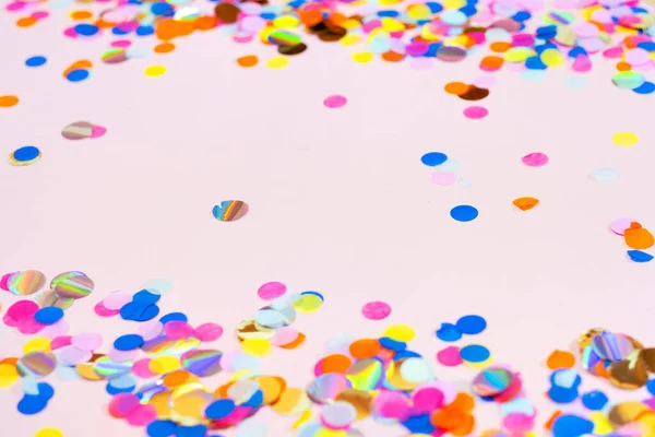 Pozadí konfety barevné oslavy — Stock fotografie
