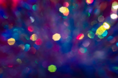 Zarif bokeh arkaplanı. Mevsimlik soğutma ışığı dekoratif soyut