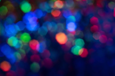 Zarif bokeh arkaplanı. Mevsimlik soğutma ışığı dekoratif soyut