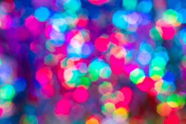 Zarif bokeh arkaplanı. Mevsimlik soğutma ışığı dekoratif soyut