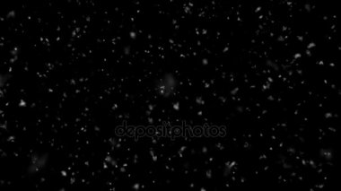 Düşen - kalın ve yavaş - Alfa kanal - sorunsuz döngü kar