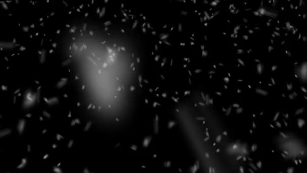 Tempête de neige vers le bas - Plan moyen - Boucle sans couture 