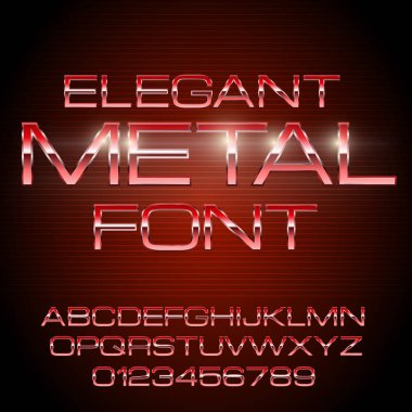 alfabe vektör yazı tipi