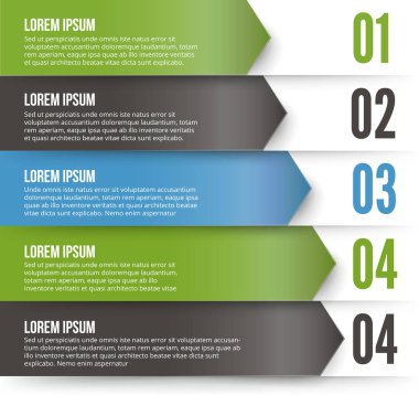 Yeşil okları Infographics