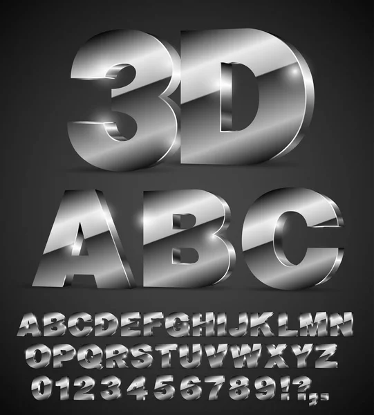 Alfabet vector lettertype — Stockvector