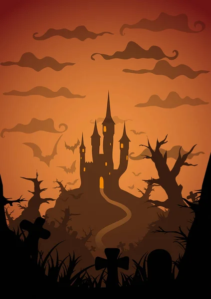 Vector Halloween Bacgkround — Stock Vector