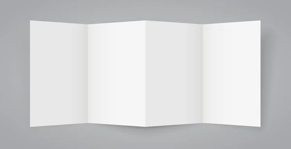 Tri fold broshure — Stockový vektor