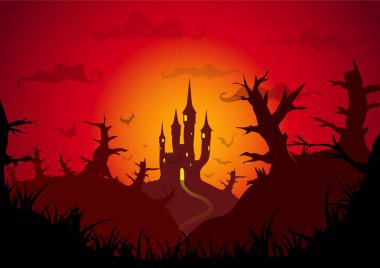 Cadılar Bayramı vektör poster