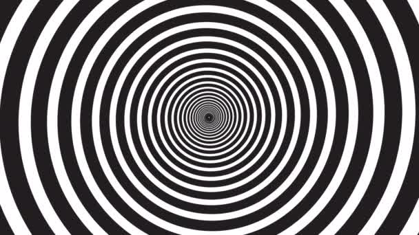 Hypnosis visualisation spiral — Stock Video