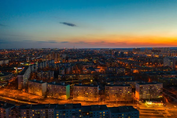 Stadtansicht aus der Luft — Stockfoto