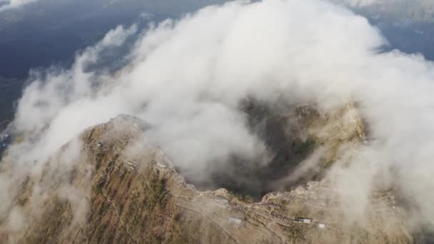 Ranní Batur Aerial — Stock video