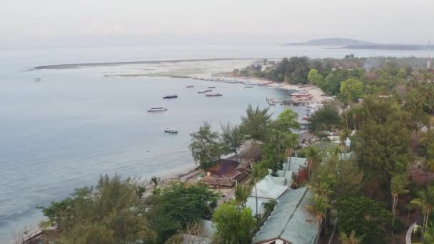 Gili Aérea aérea — Vídeo de stock