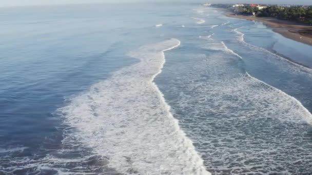 Océano olas playa — Vídeo de stock