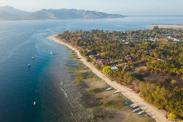 Gili Air aerial — 스톡 사진