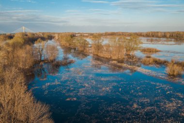 Bahar taşkınlığı manzarası