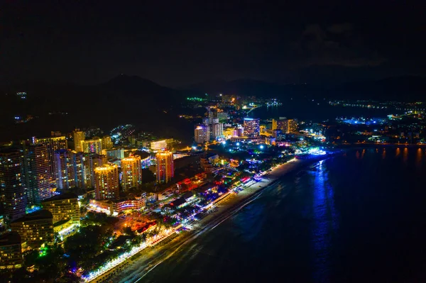 Cidade do resort noturno — Fotografia de Stock