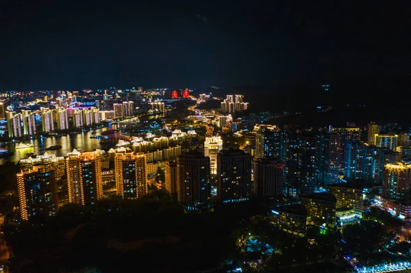 Cidade do resort noturno — Fotografia de Stock