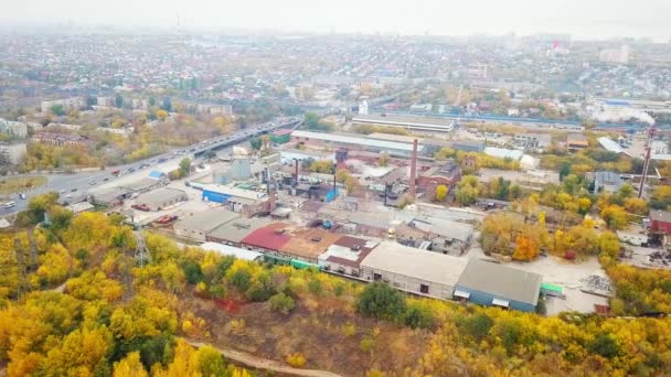 Chemical industry aerial — Stock Video