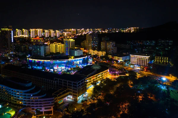Cidade do resort noturno — Fotografia de Stock
