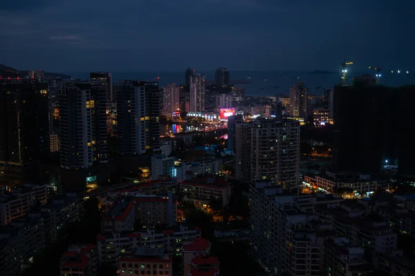 Città moderna di notte — Foto Stock