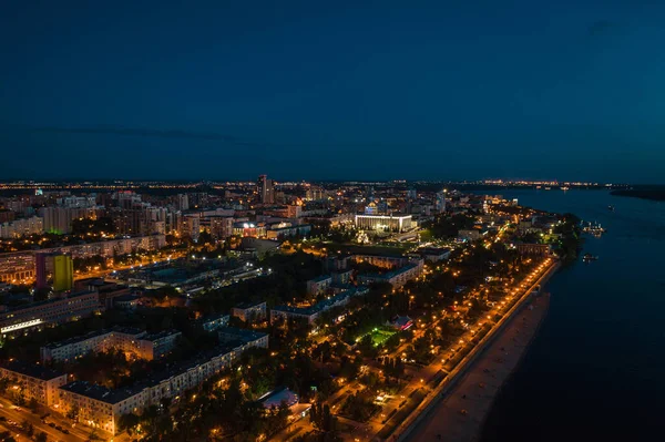 Ciudad de Samara aérea — Foto de Stock