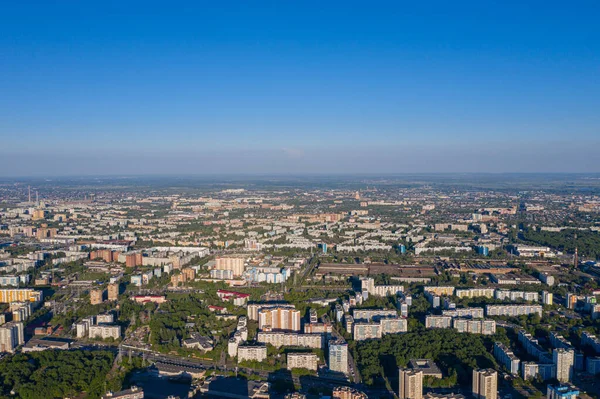 Fall city aerial — Stock Photo, Image