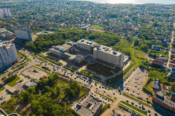 Hospital vista aérea — Fotografia de Stock