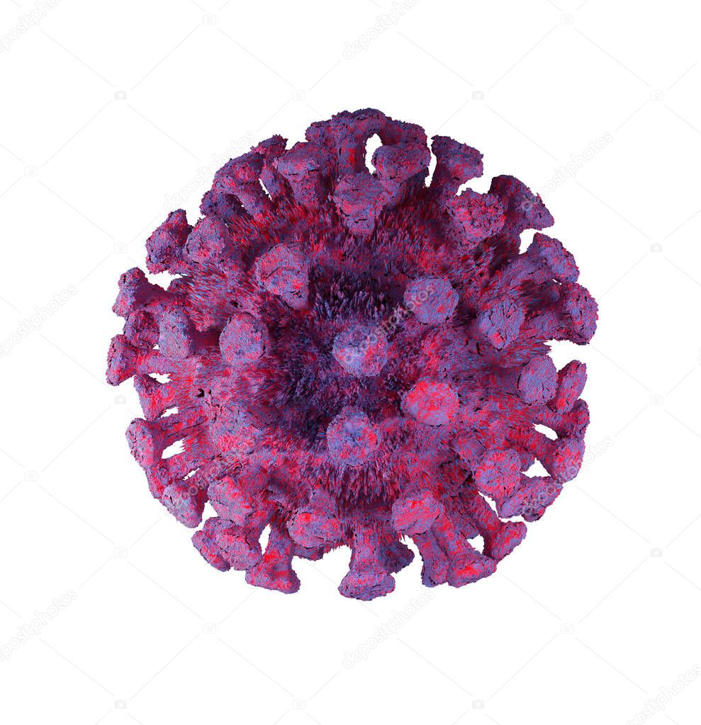 COVID-19 virus microworld