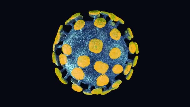 COVID-19-virus bij de mens — Stockvideo