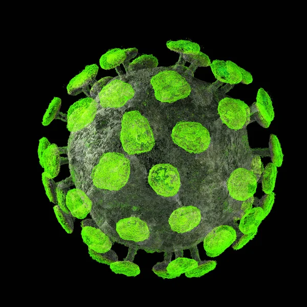 COVID-19｜ウイルスマイクロワールド — ストック写真