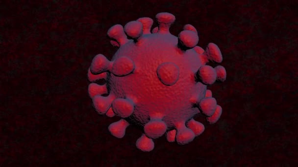 COVID-19 virus člověka — Stock video