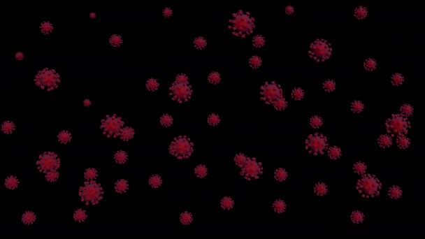 COVID-19 virus člověka — Stock video