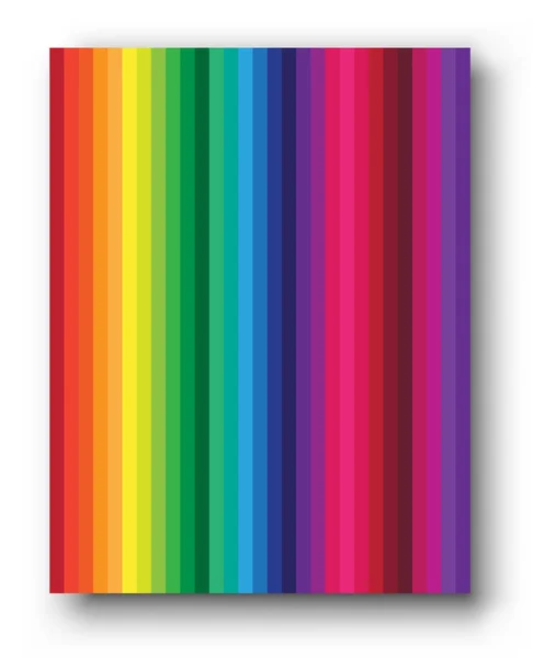 Conjunto de cubierta de arco iris — Vector de stock